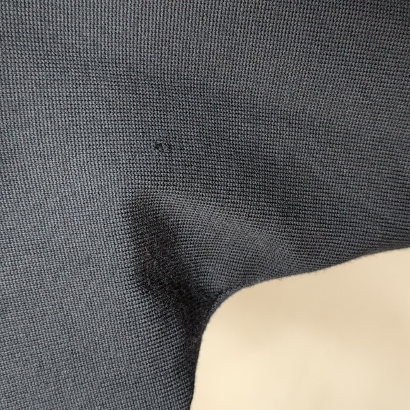 Tory Burch Black Jacinthe Black Wook Turtleneck‎ Sweater Dress Size Medium - Picture 9 of 11